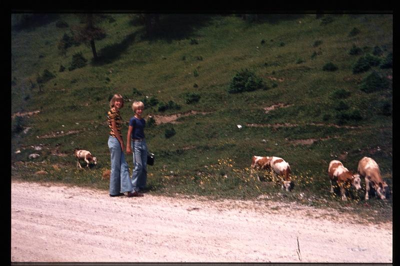 03.Eggeralm jun 1976 Marion,Peter.JPG
